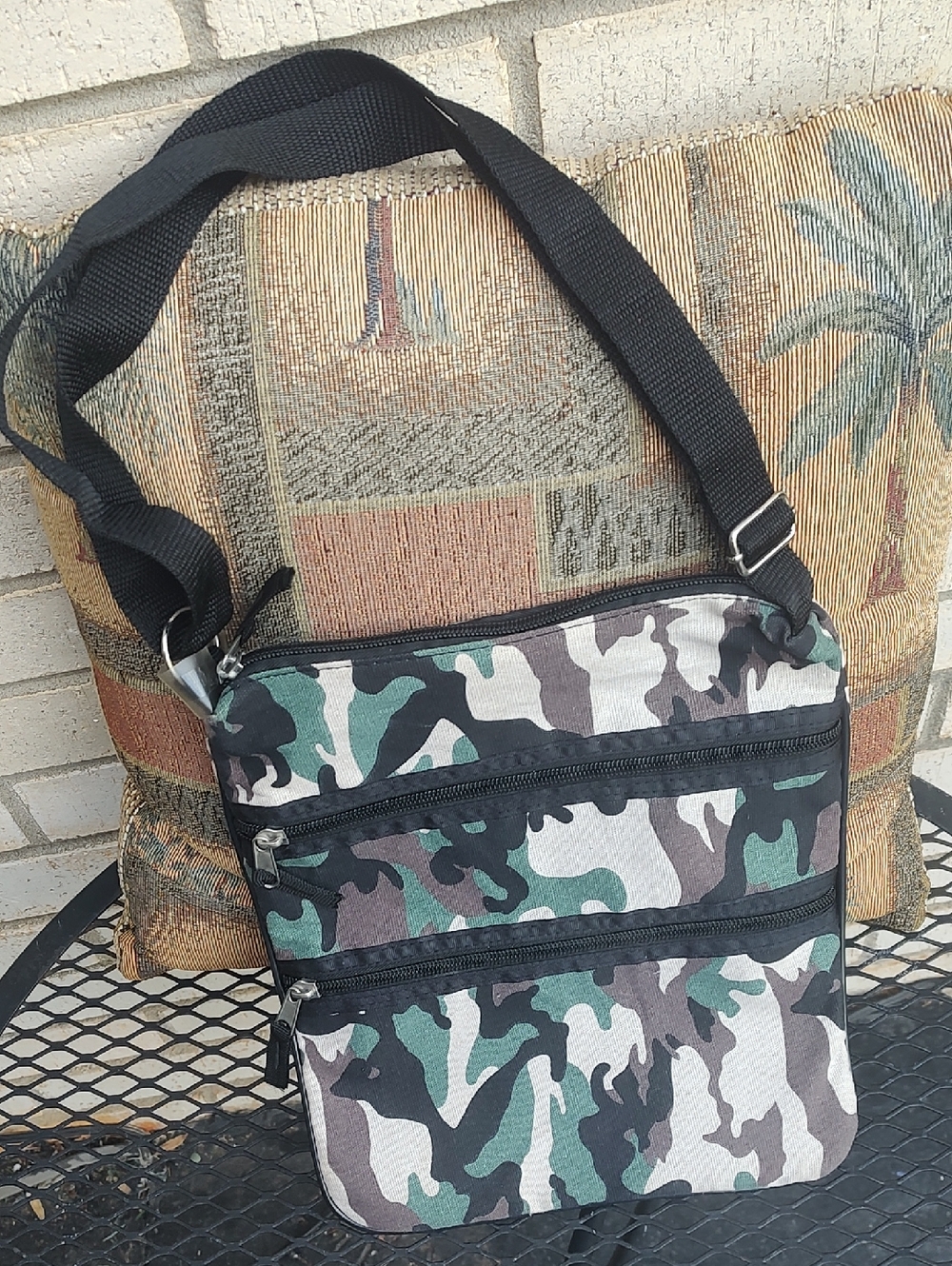 Men's Camouflage Crossbody Bag